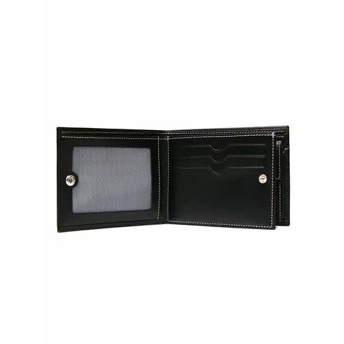 Портмоне Petek 1855 204.000.KD1, фактура гладкая, черный