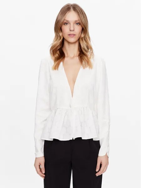Блуза стандартного кроя Bruuns Bazaar, белый