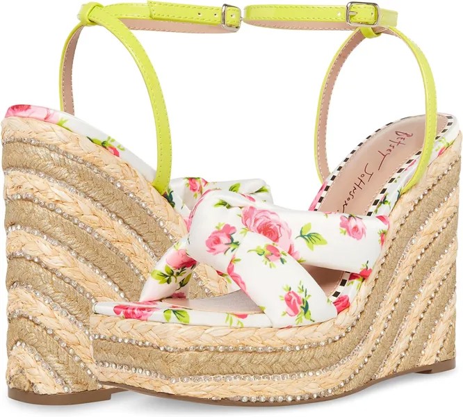 Босоножки Pansie Blue by Betsey Johnson, цвет White Multi