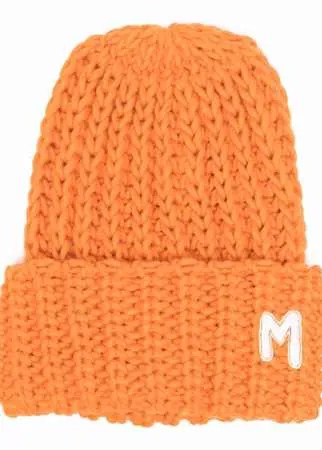 M Missoni шапка бини крупной вязки с нашивкой-логотипом