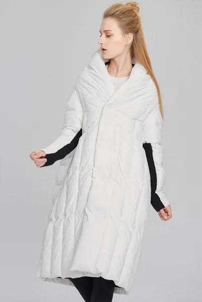 Высококачественное Женское зимнее пальто Европейская парка плащ куртки теплая куртка на белом утином пуху женские пальто Casaco WXF161