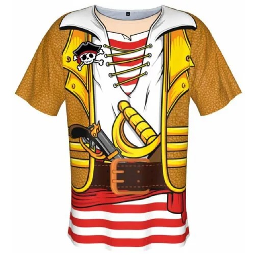 Взрослая футболка пирата (17642) 54