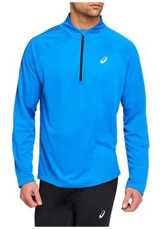 Лонгслив мужской ASICS 2011B053 400 ICON LS 1/2 ZIP TOP цвет голубой размер L