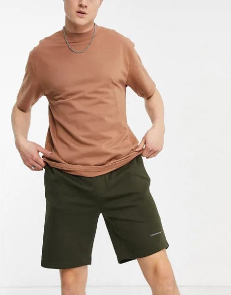 Трикотажные шорты цвета хаки Good For Nothing-Зеленый цвет