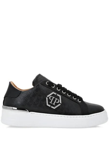 Philipp Plein кеды с монограммой, черный