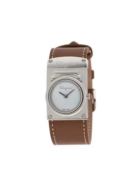 Salvatore Ferragamo Watches наручные часы Boxyz с контрастной строчкой