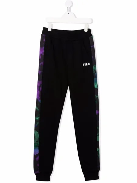 MSGM Kids спортивные брюки с логотипом