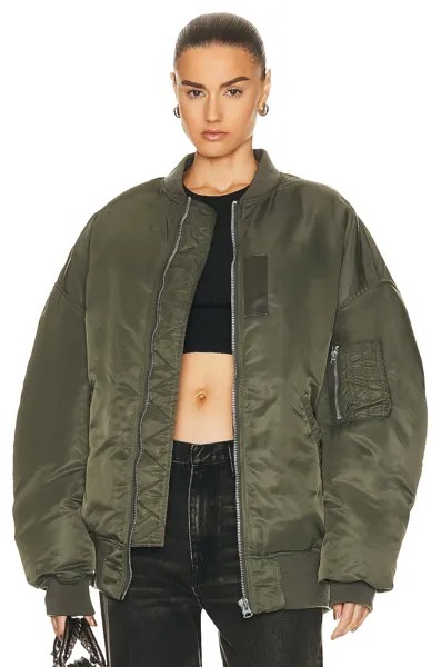 Куртка R13 Zip Out Down Bomber, оливковый