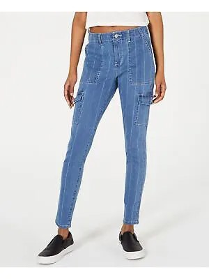 DICKIES Женские синие джинсовые эластичные джинсы скинни с карманами и молниями для юниоров 15\32