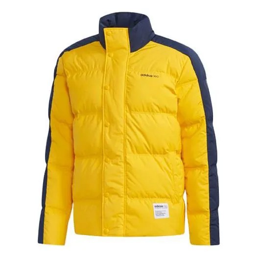 Пуховик adidas neo Casual Sports Outdoor Windproof Stay Warm Down Jacket, желтый