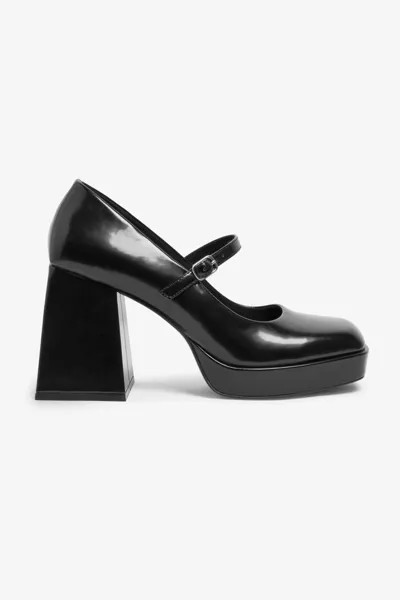 Туфли женские Monki 0996890 черные 36 EU (доставка из-за рубежа)