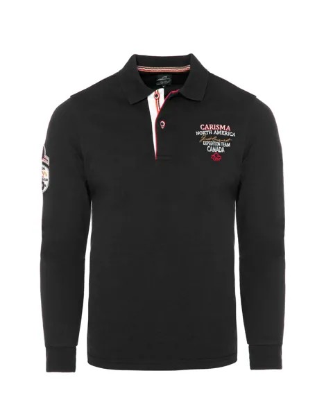 Поло CARISMA Langarm Polo, черный