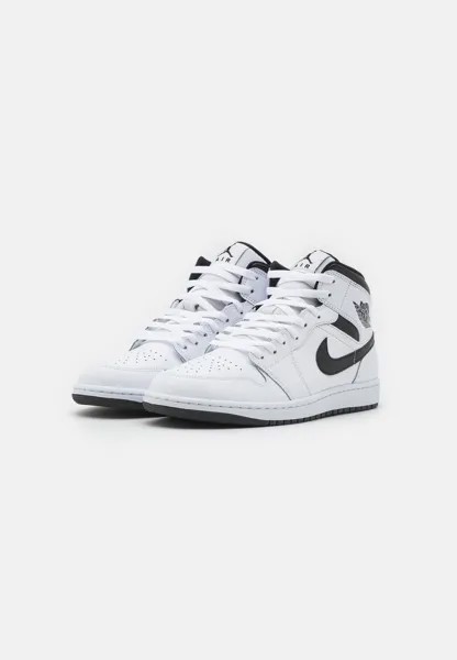 Высокие кеды Air Jordan 1 Mid Jordan, цвет white/black