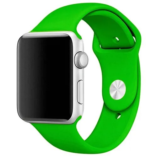 Ремешок для Apple Watch 42/44/45/49 mm силиконовый, абрикосовый
