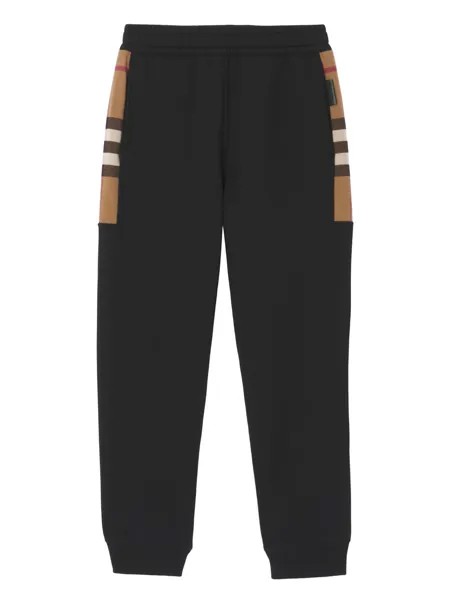 Спортивные брюки Stephan Check Jogger Burberry, черный