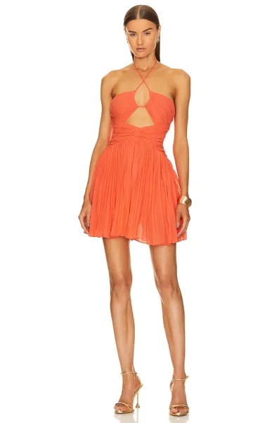 Платье мини Michael Costello x REVOLVE Jiya, цвет Bright Coral