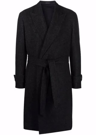 Tagliatore двубортное пальто с поясом