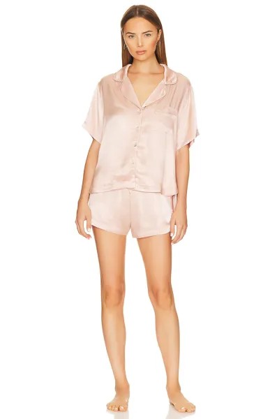 Шорты homebodii Kiralee Luxury Satin, цвет Dusty Rose