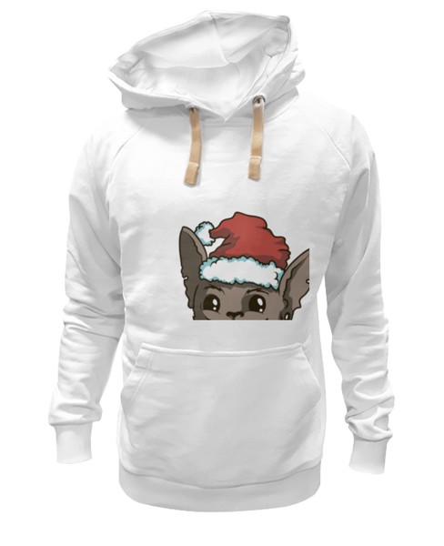 Худи Printio new year белое 2XL