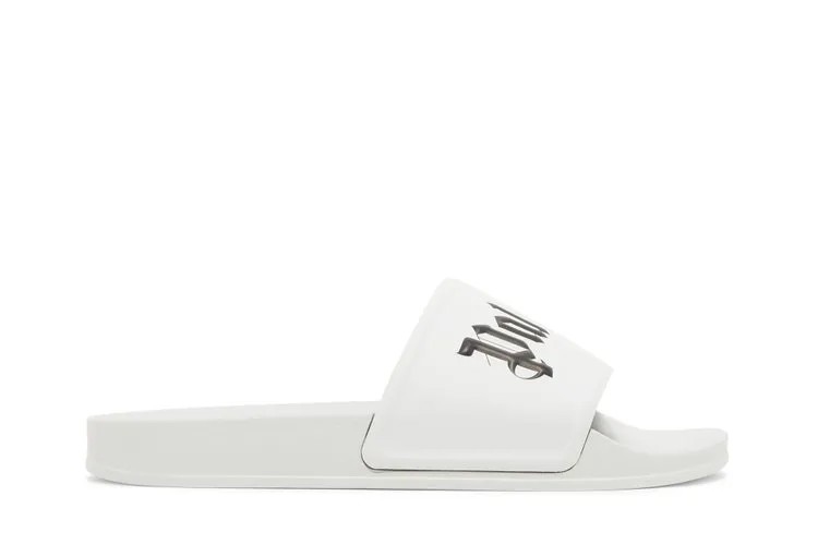 Кроссовки Palm Angels Pool Slider 'White Black', белый