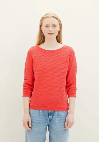 Толстовка TOM TAILOR DENIM, цвет plain red