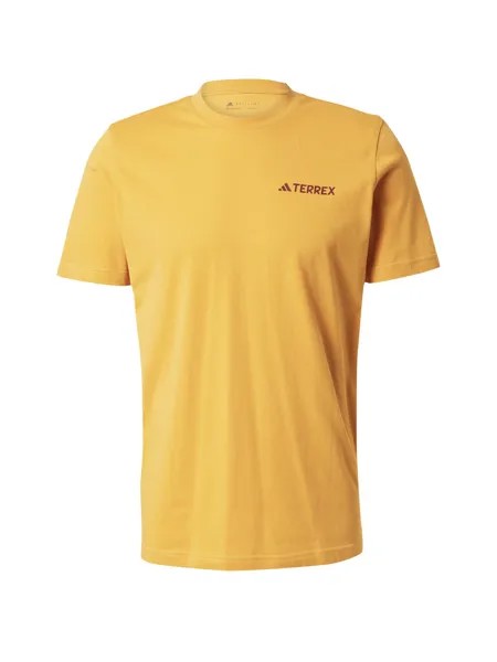 Рубашка для выступлений ADIDAS TERREX Graphic Mtn 2.0, темно-желтый