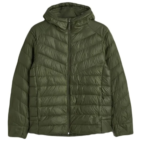 Куртка H&M Lightweight Insulated, темно-зеленый