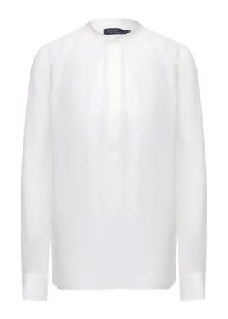 Блузка из шелка и вискозы Polo Ralph Lauren
