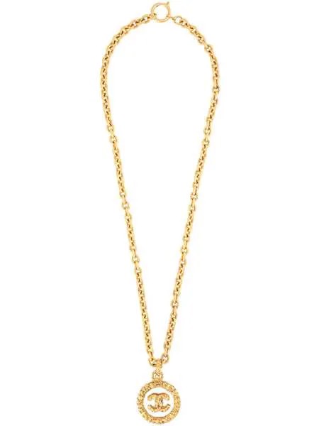 Chanel Pre-Owned колье 1993-го года с подвеской-логотипом CC