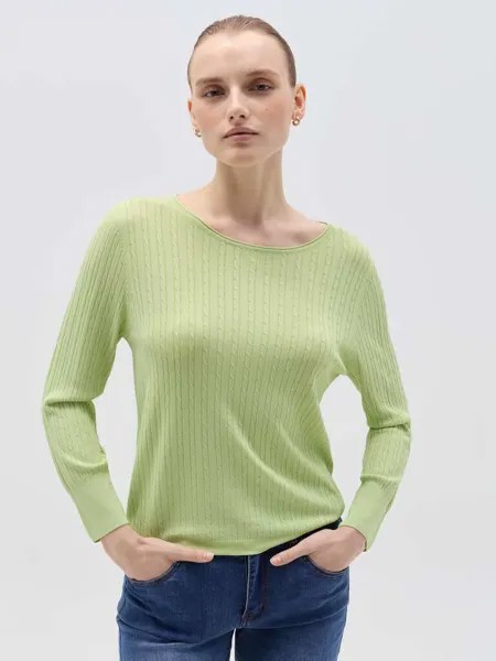 Топ вязаной вязки Hybrid, цвет light green