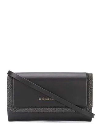 Brunello Cucinelli поясная сумка с откидным клапаном