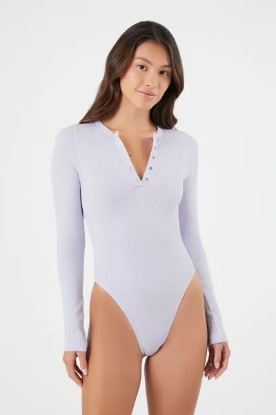 Бесшовное боди вафельной вязки Forever 21