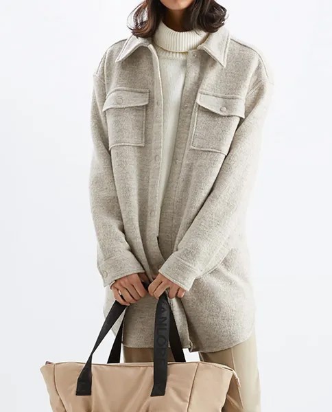 Женская куртка с карманами и застежкой на кнопку Loreak Mendian
