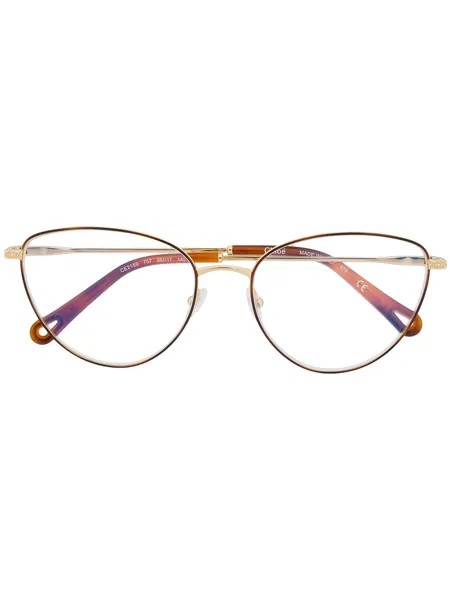 Chloé Eyewear очки в оправе 'кошачий глаз' черепаховой расцветки