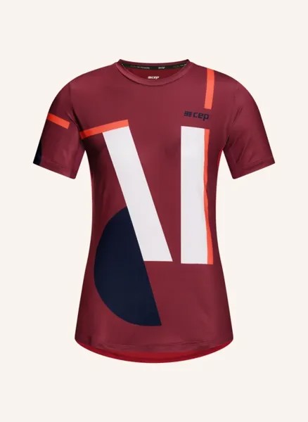Беговая рубашка the run short sleeve Cep, красный