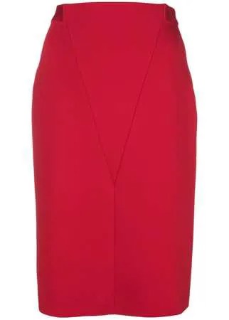 Givenchy V front pencil skirt