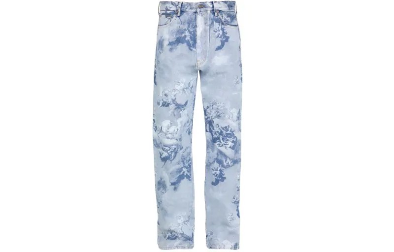 OFF-WHITE Мужские джинсы, цвет Blue