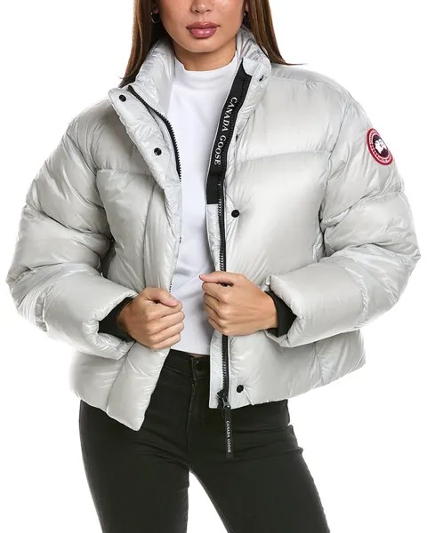 Стеганый пуховик Canada Goose Cypress, белый