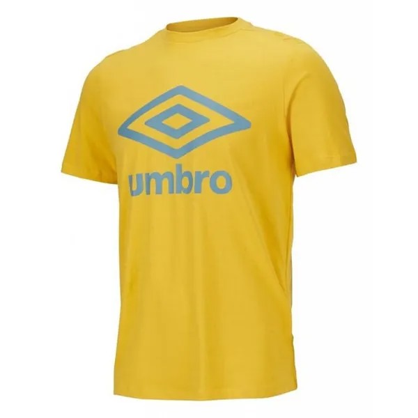 Мужская футболка с большим логотипом Umbro, желтый