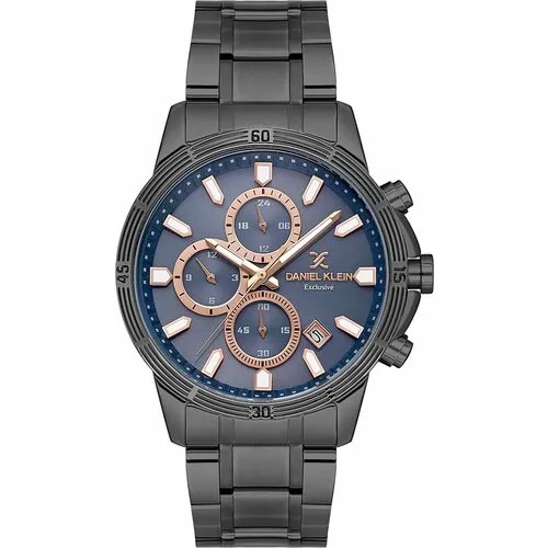 Наручные часы Daniel Klein Exclusive, синий, серый