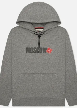 Мужская толстовка Jordan Moscow City Hoodie, цвет серый, размер M