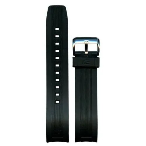 Ремешок CASIO, застежка пряжка, водонепроницаемый, черный