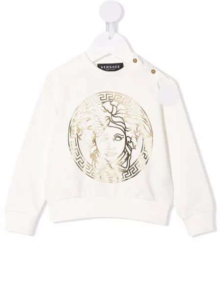 Versace Kids толстовка с логотипом