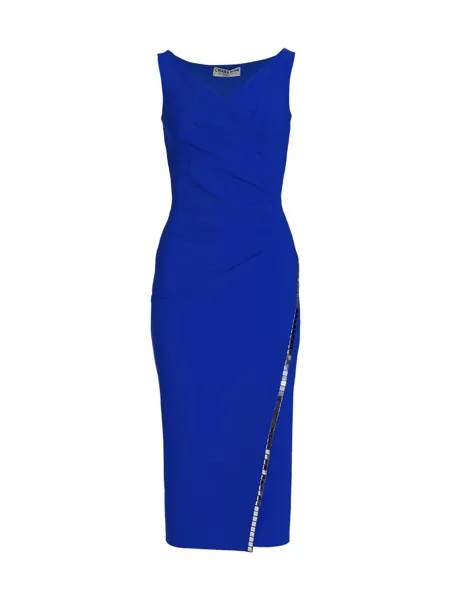 Украшенное коктейльное платье Sayah Chiara Boni La Petite Robe, синий
