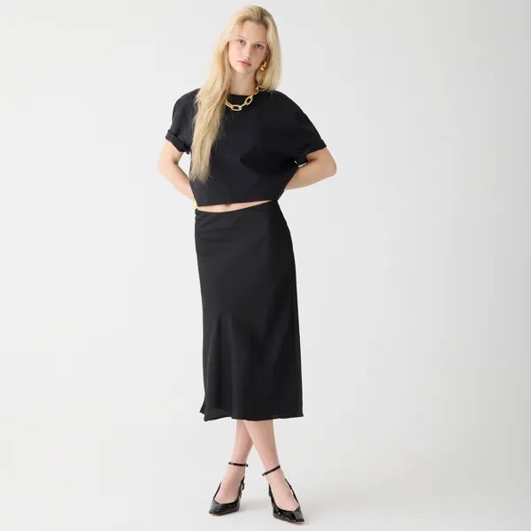 Юбка-Комбинация Гвинет J.Crew, черный