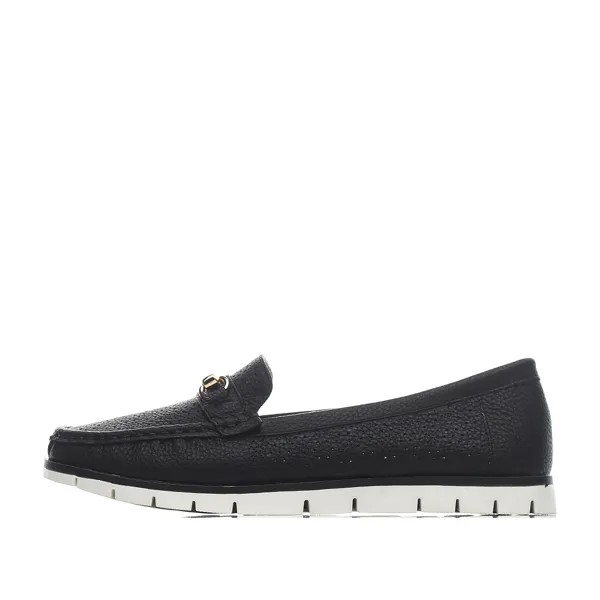 Мокасины женские INSTREET 215-01WA-085SS черные 36 RU