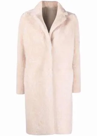 Liska фактурное однобортное пальто