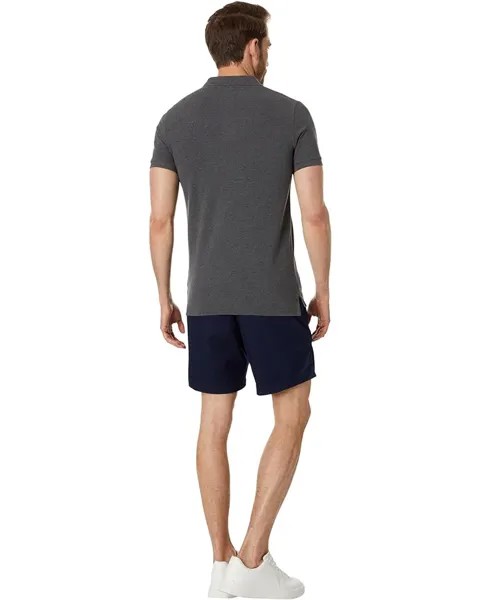 Поло Superdry Applique Classic Fit Polo, цвет Rich Charcoal Marl
