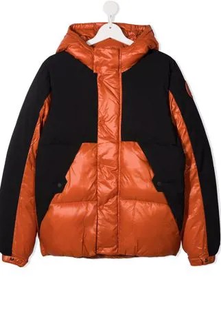 Save The Duck Kids пуховик в стиле колор-блок
