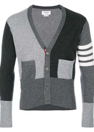 Thom Browne приталенный кардиган с V-образным вырезом